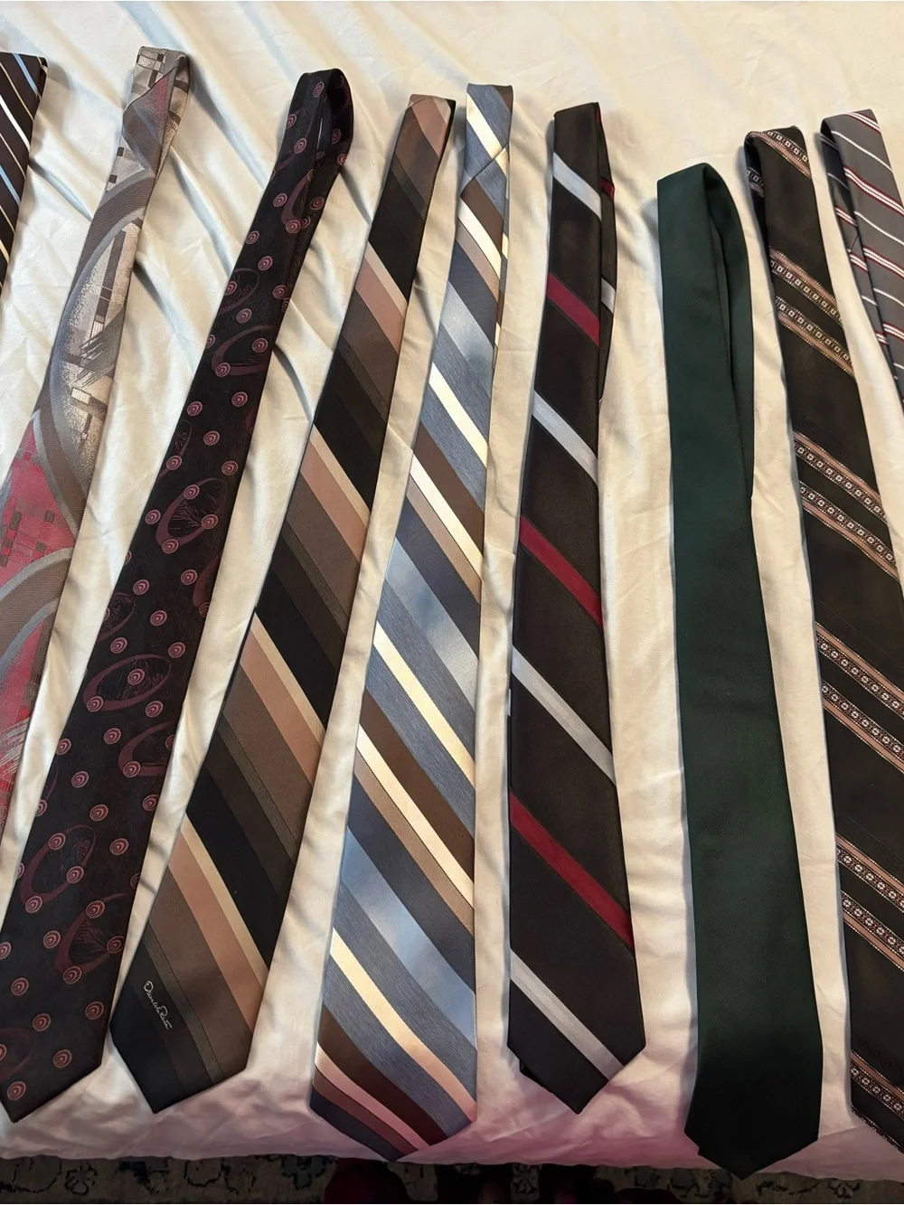 Men's Lot of Vintage Neck Ties - Classic Formal Accessory